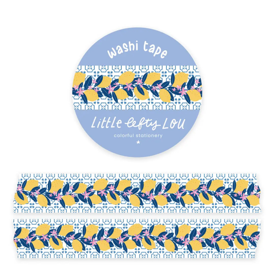 Lemon Tiles Washi Tape