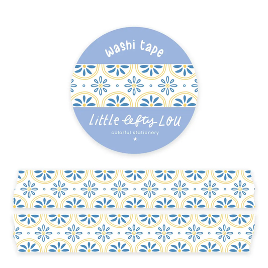 Mediterranean Tiles Pattern Washi Tape