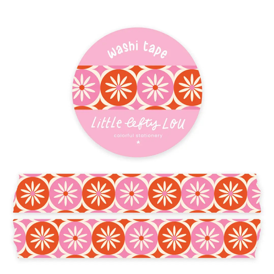 Mid Century Daisies Washi Tape