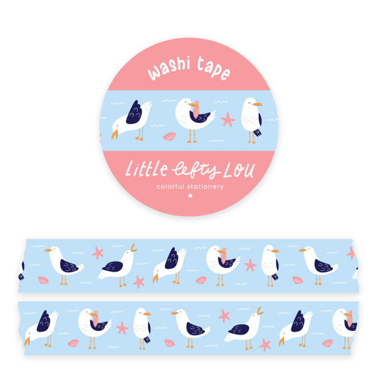 Washi Tape met Seagulls
