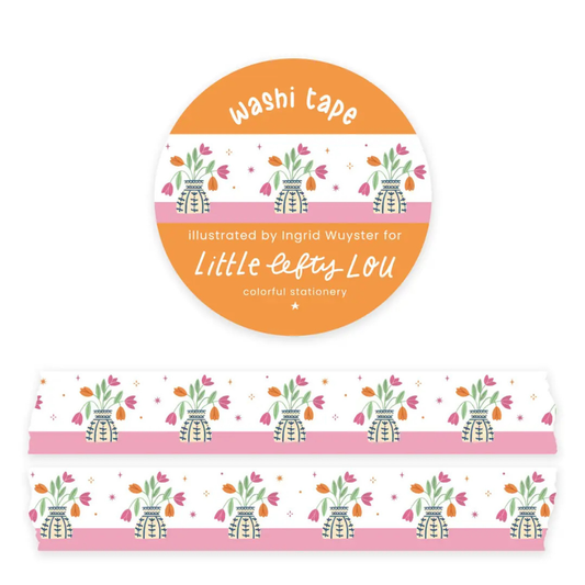Tulip Vase Washi Tape