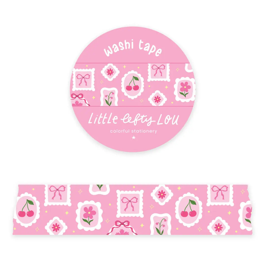 Wide Art Frames On Pink Washi Tape