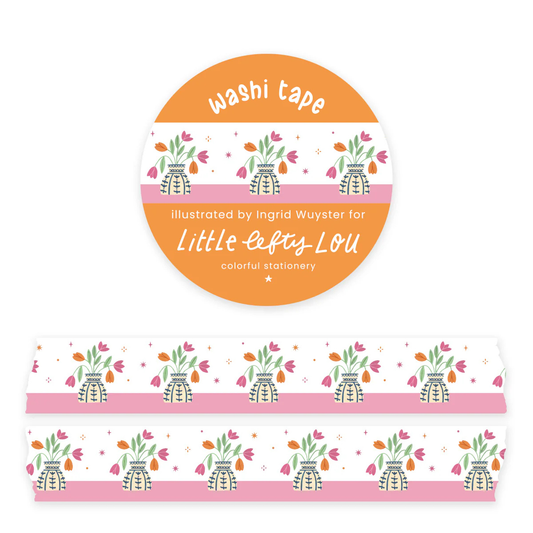 Washi Tape Bloemenvazen