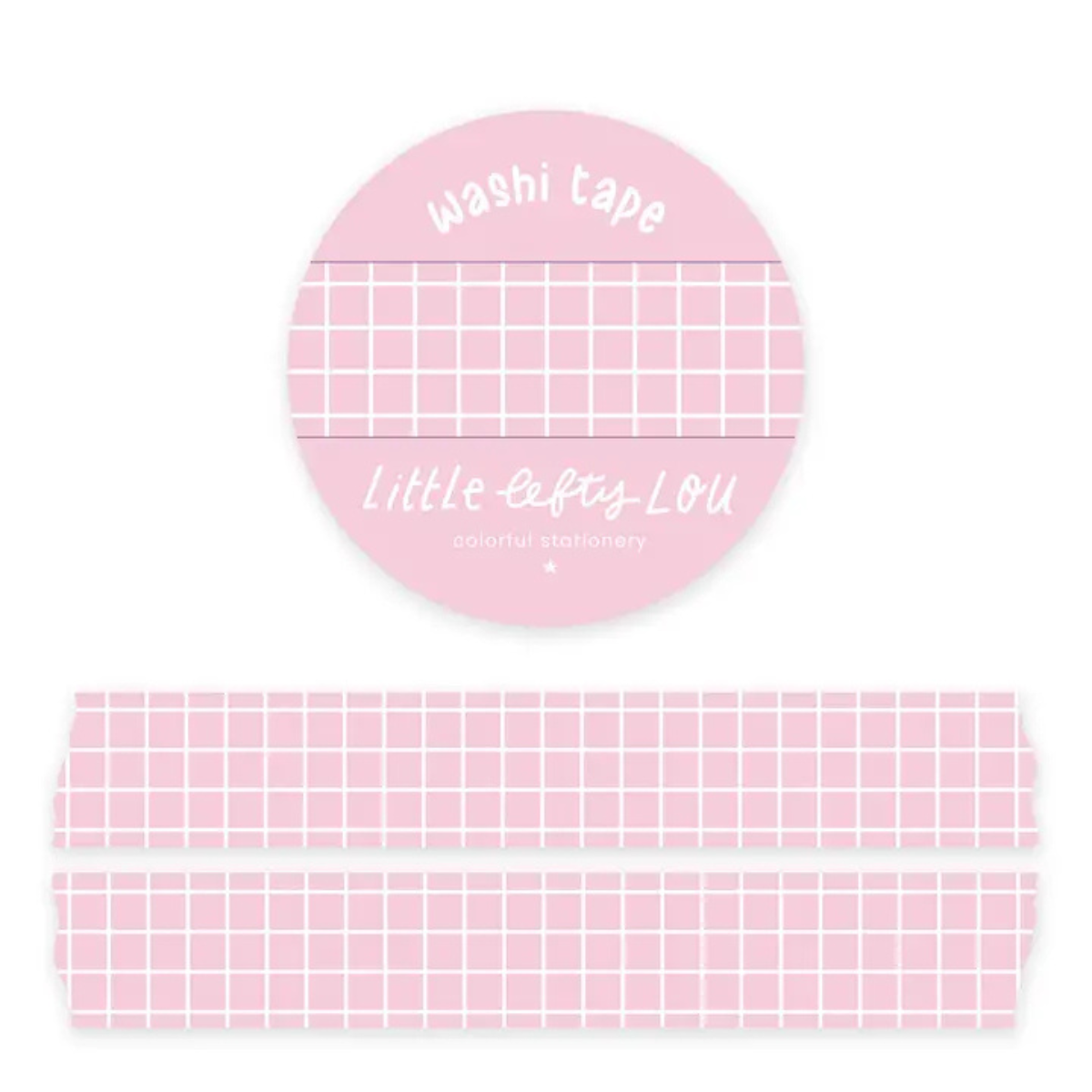 Washi Tape Roze Grid