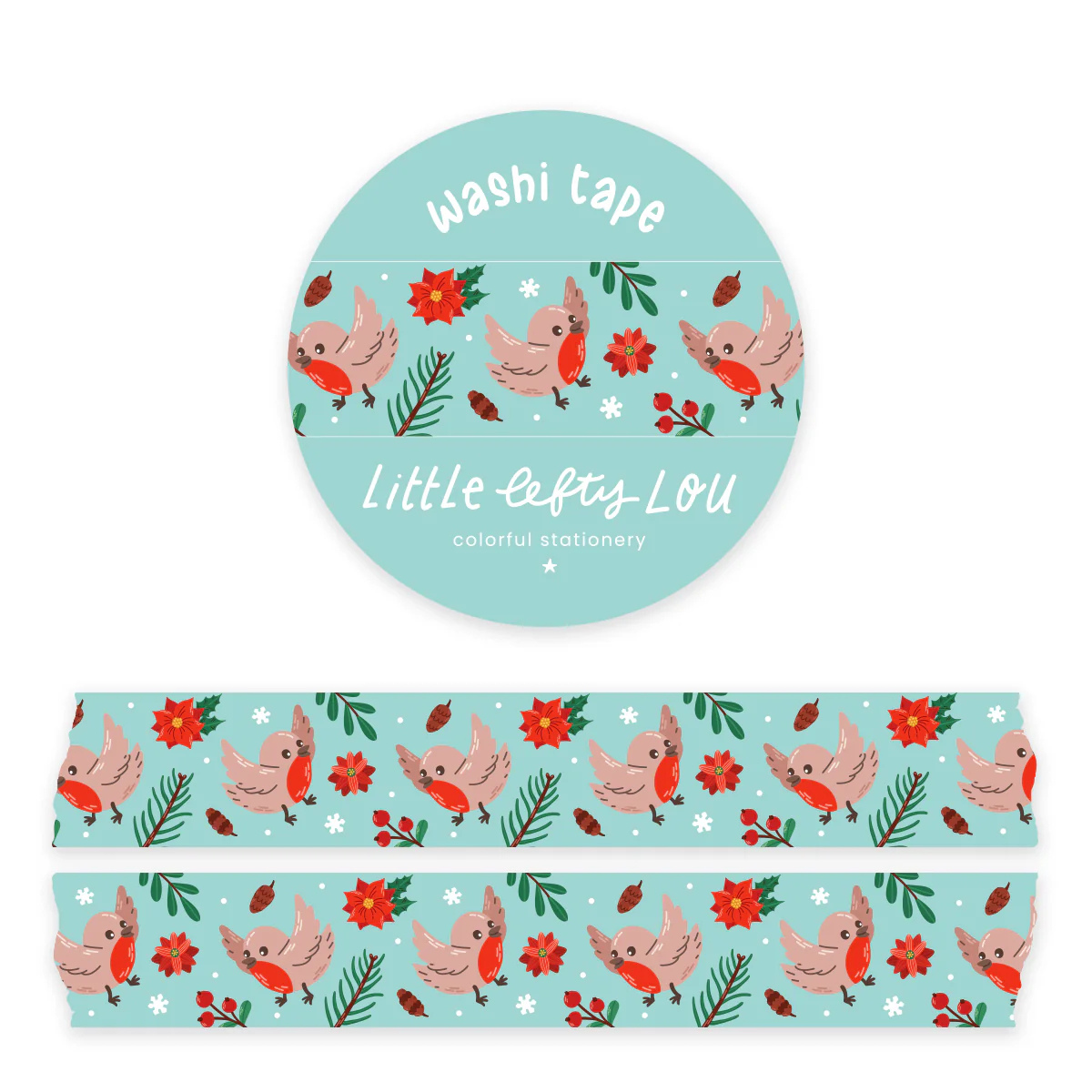 Washi Tape Roodborstje