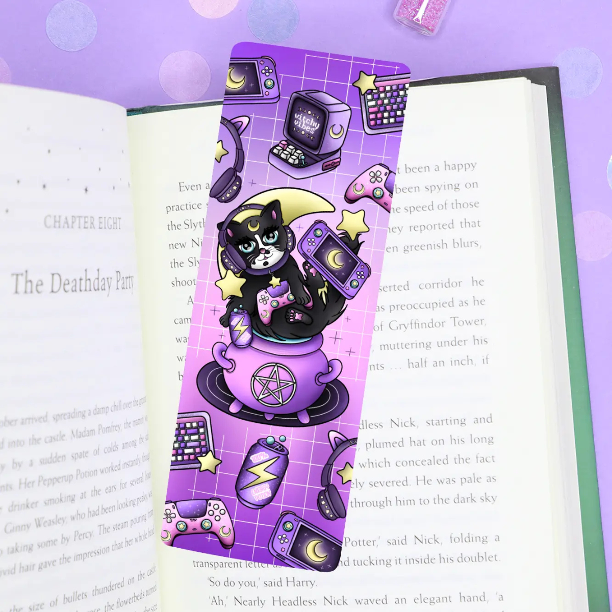 Gaming Cat Bookmark