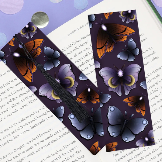 Mystical Moth Bookmark
