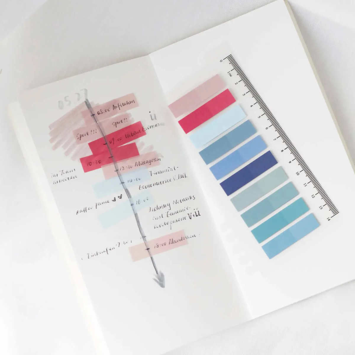 Blue Blush Annotation Tabs