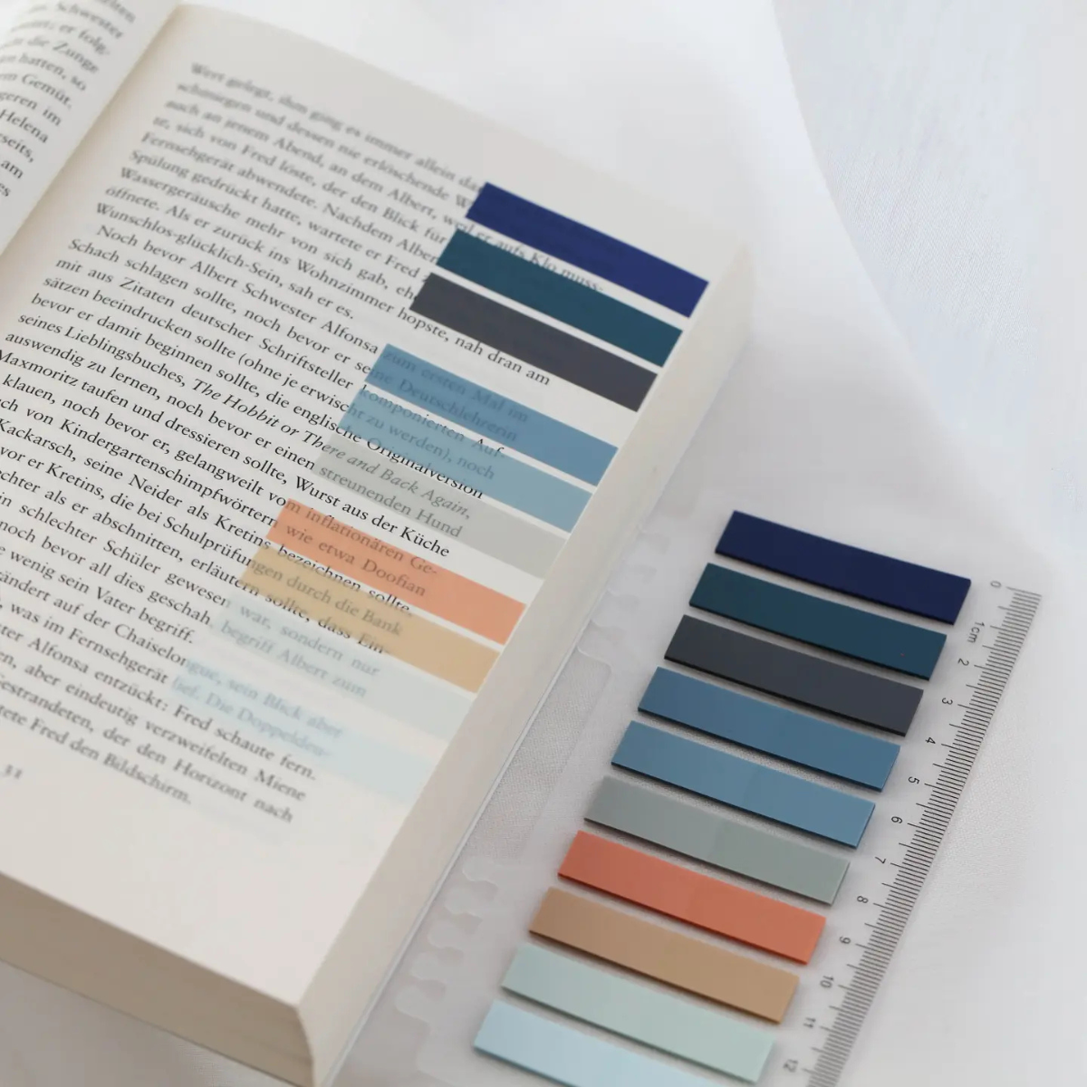 Turquoise Annotation Tabs