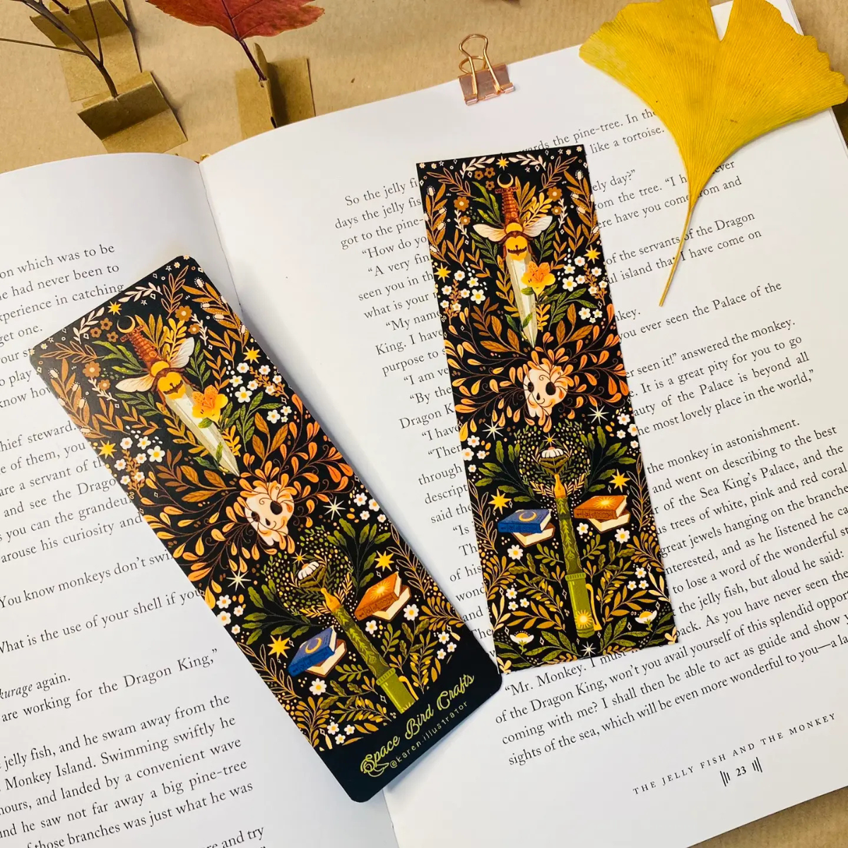 Pen's Might Bookmark