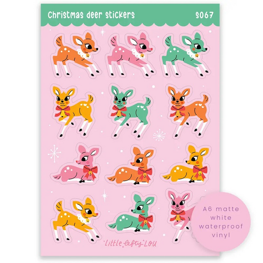 Christmas Deer Stickers