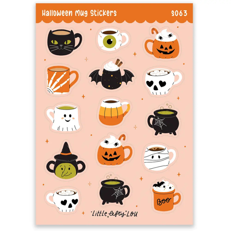 Halloween Mug Stickersheet