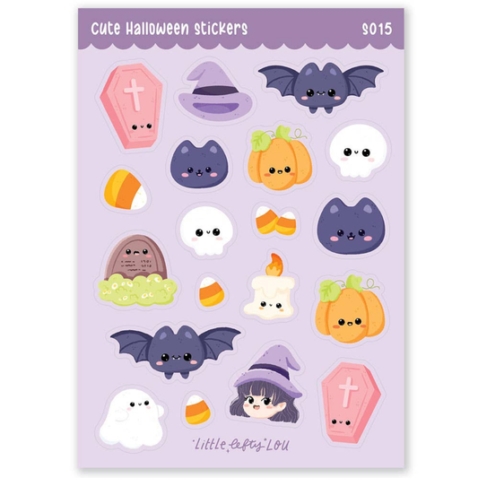 Cute Halloween Stickersheet