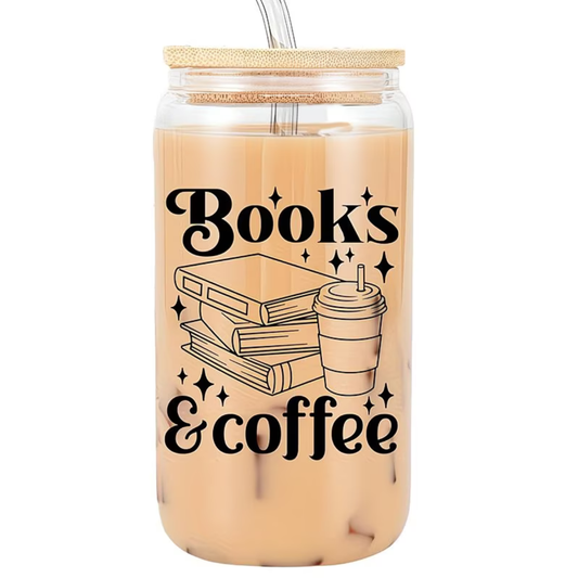 Books & Coffee Tumbler