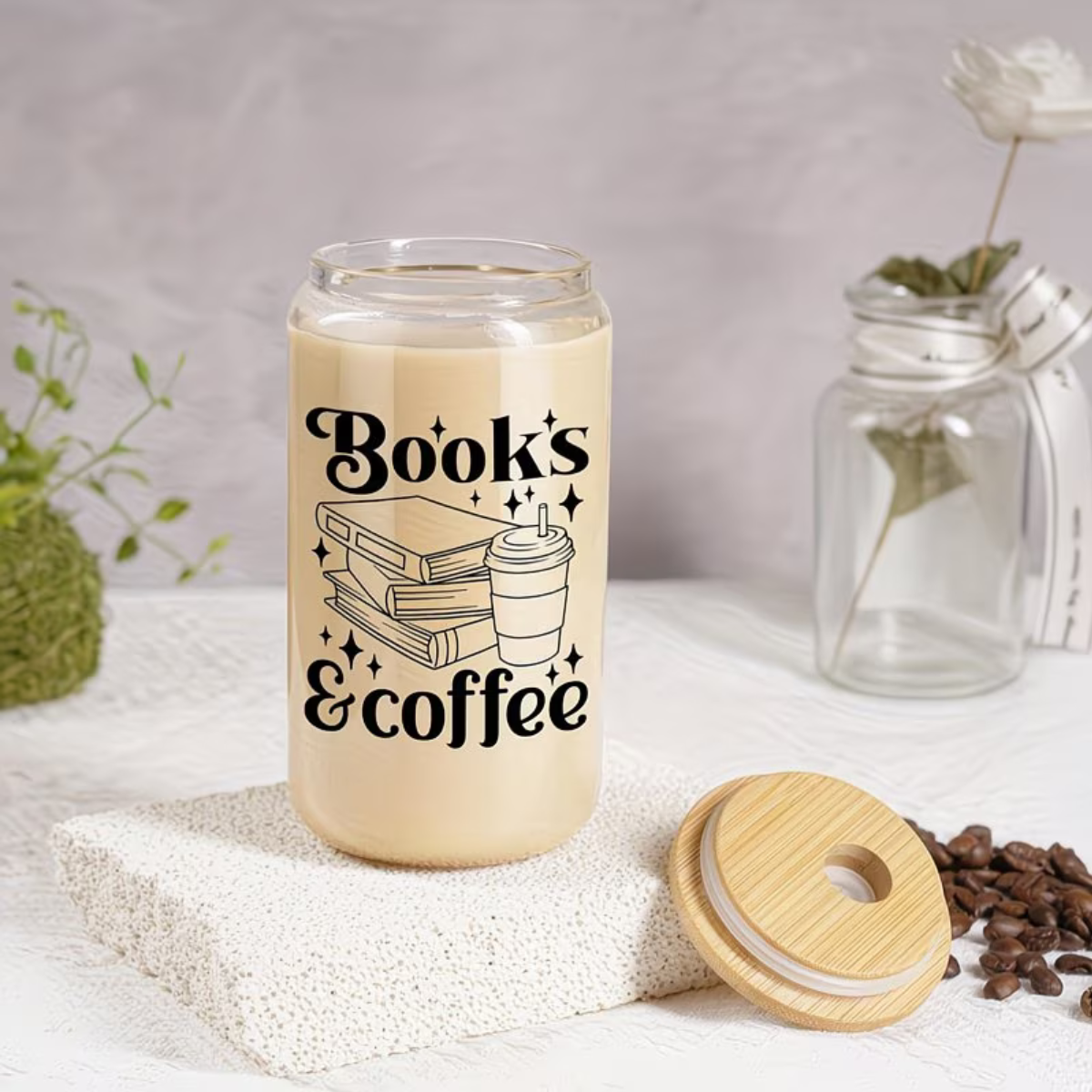 Books & Coffee Tumbler