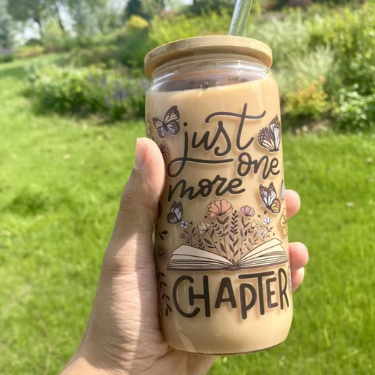 Just One More Chapter Tumbler
