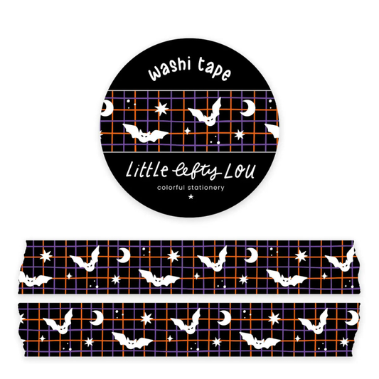 Bat Grid Washi Tape