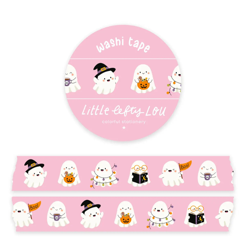 Pink Ghosties Washi Tape