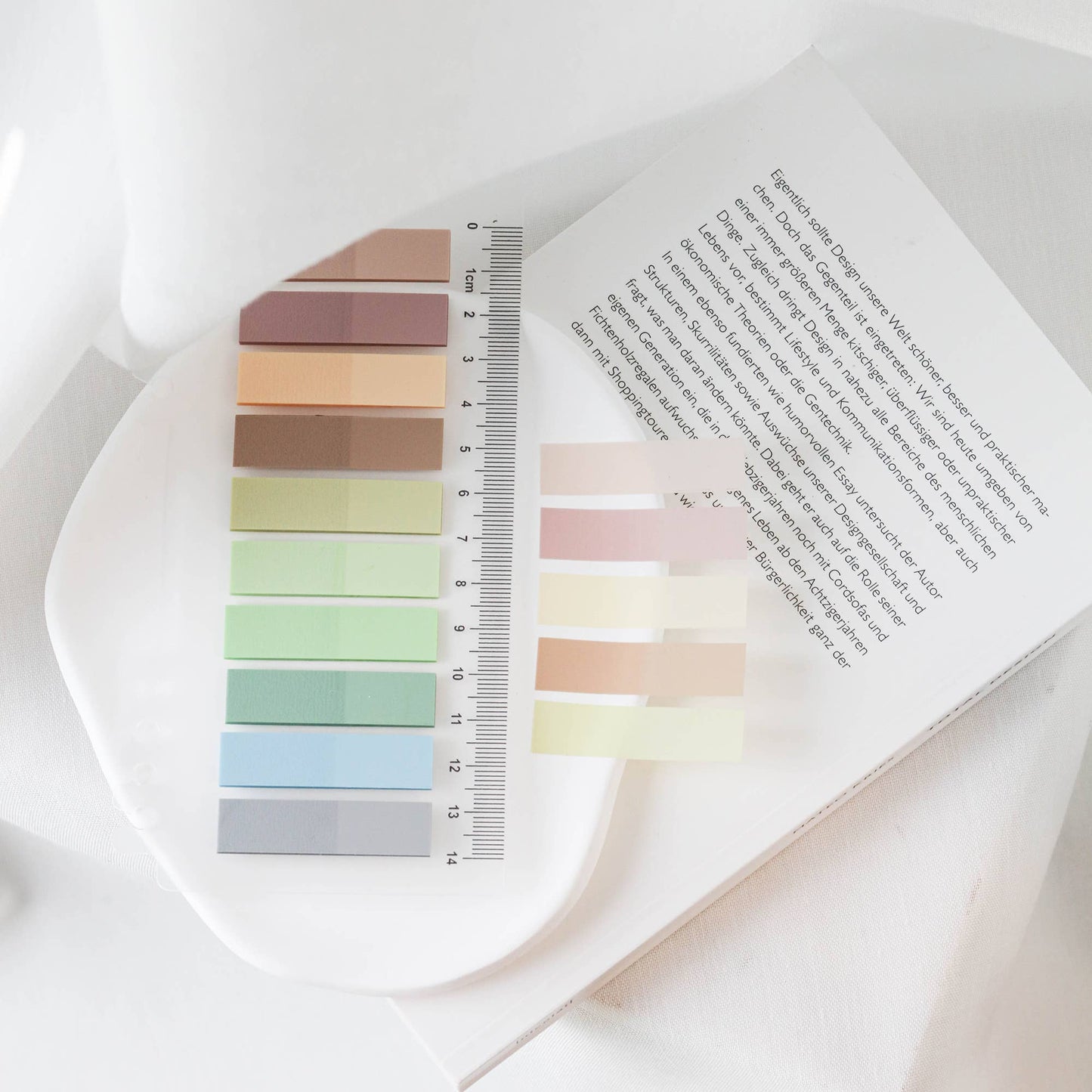 Meadow Mist index zelfklevende notities | Pagina markeringen | Zelfklevende tabs