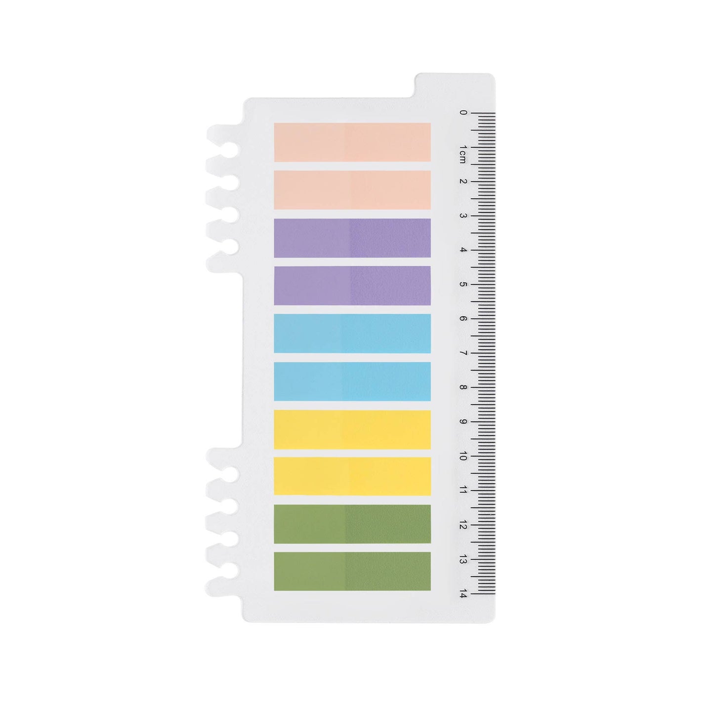 Lilac transparante plakstrips pastelkleuren | zelfklevende notitieflapjes