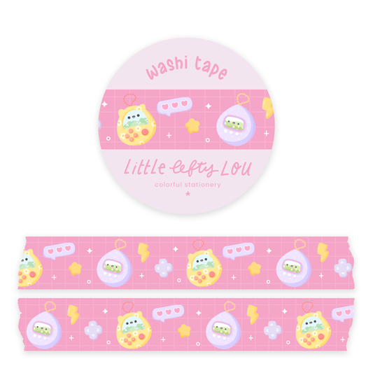 Washi-tape voor gaming van Tamagotchi